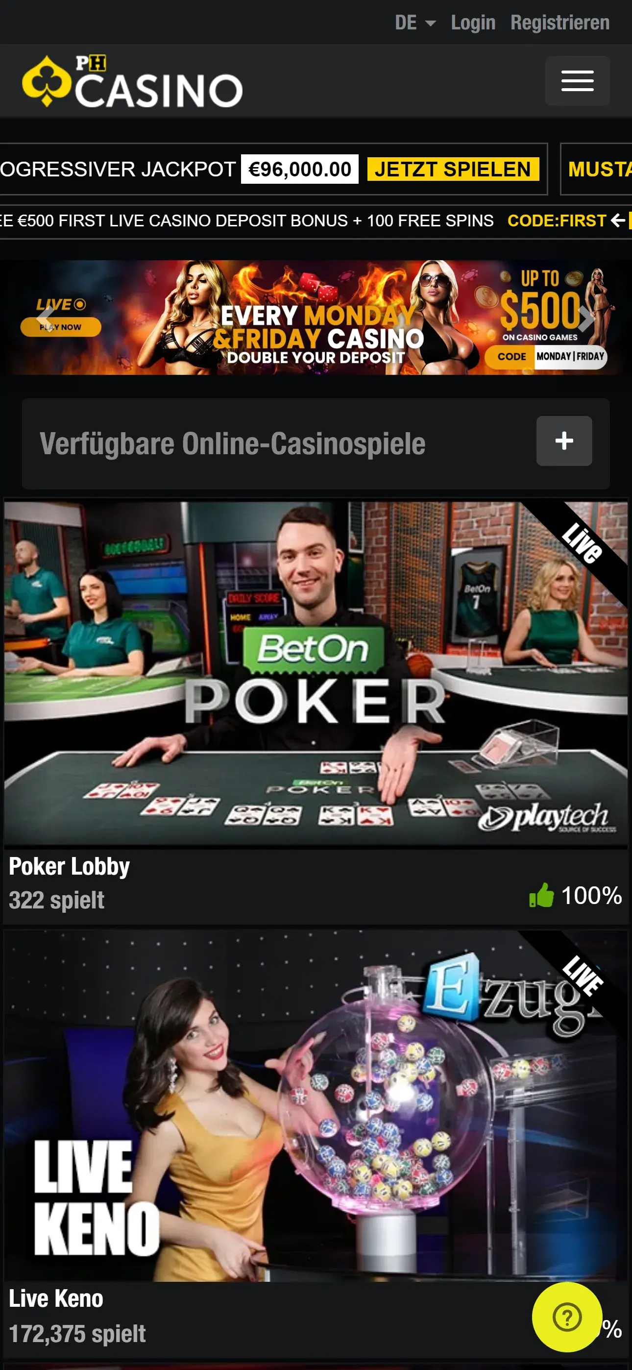 PH Casino — mobiel
